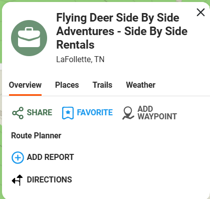 Flying Deer Side By Side Adventures - Side By Side Rentals